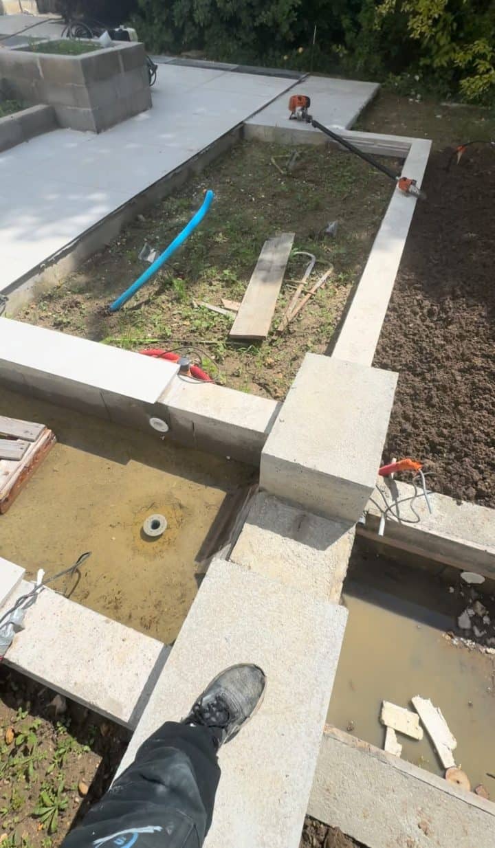 rénovation piscine avant