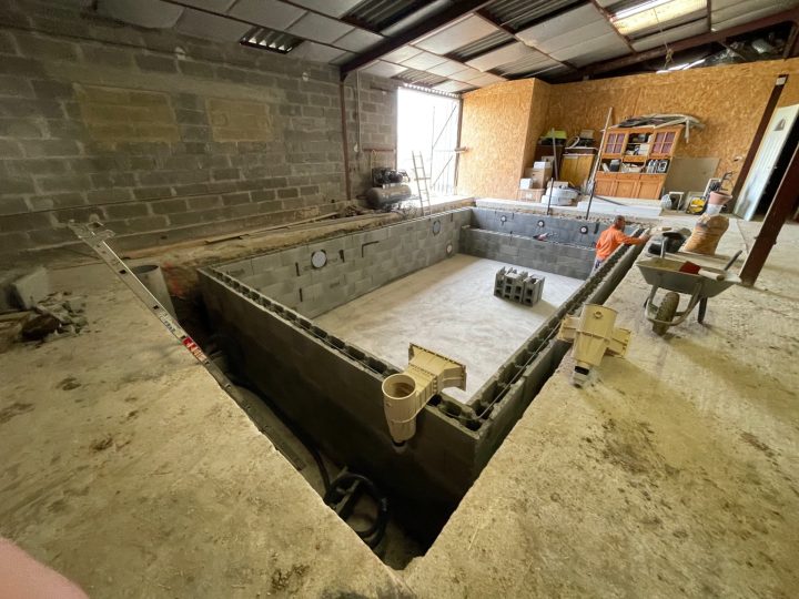 rénovation piscine avant