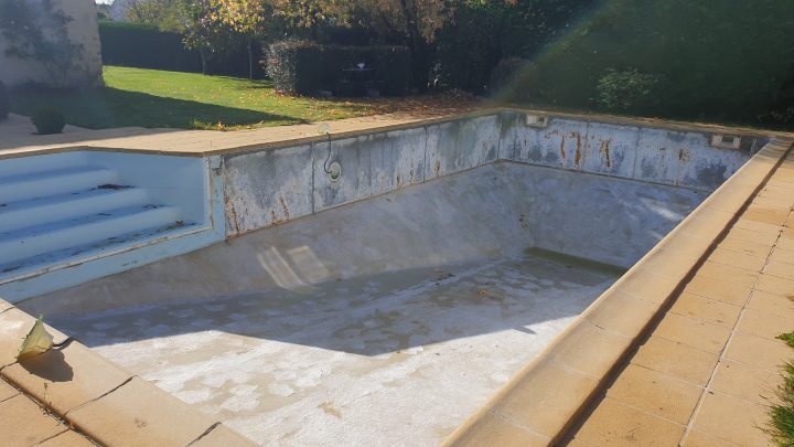 rénovation piscine avant
