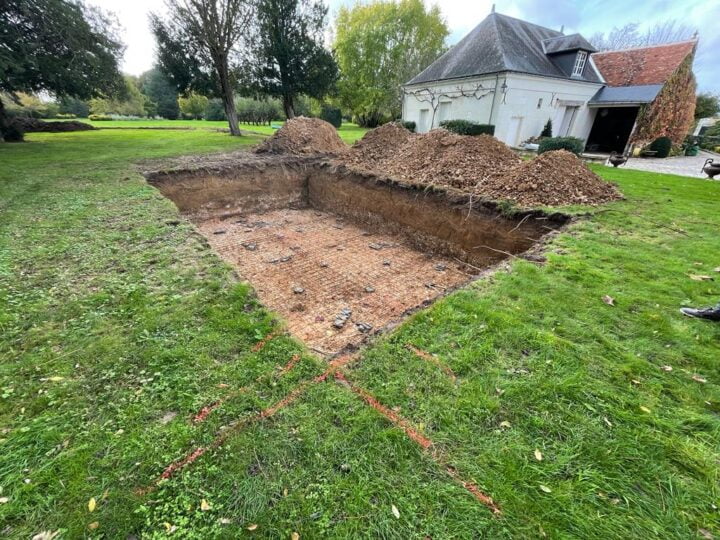 terrassement piscine Tours